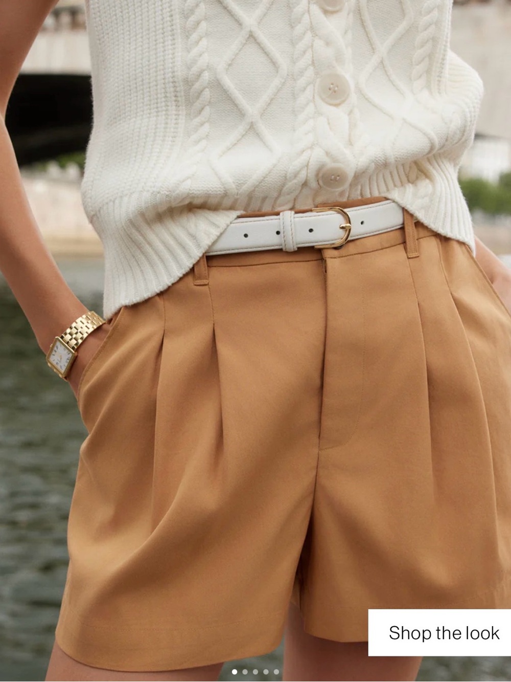 Varley Tansy Woven Shorts 3”, Color Apple Cinnamon - Picture 5 of 14